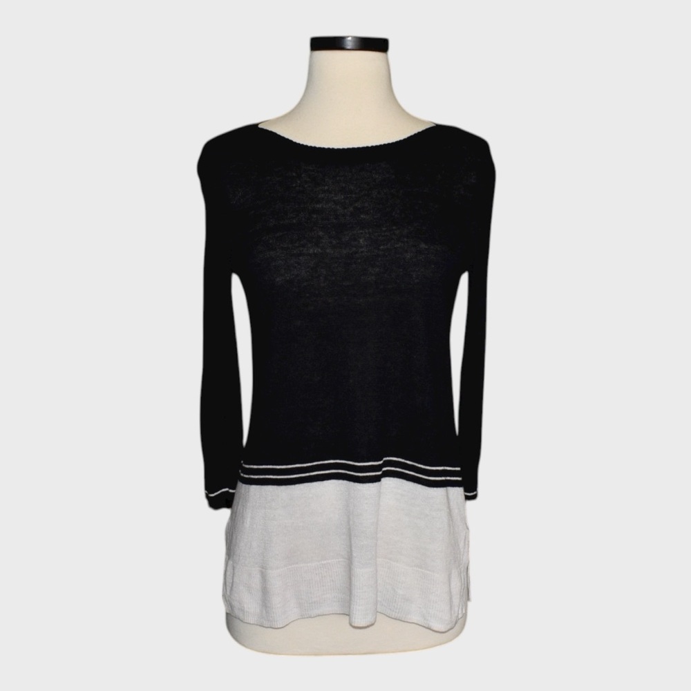 Madewell Linen Ferry Sweater in Stripeblock